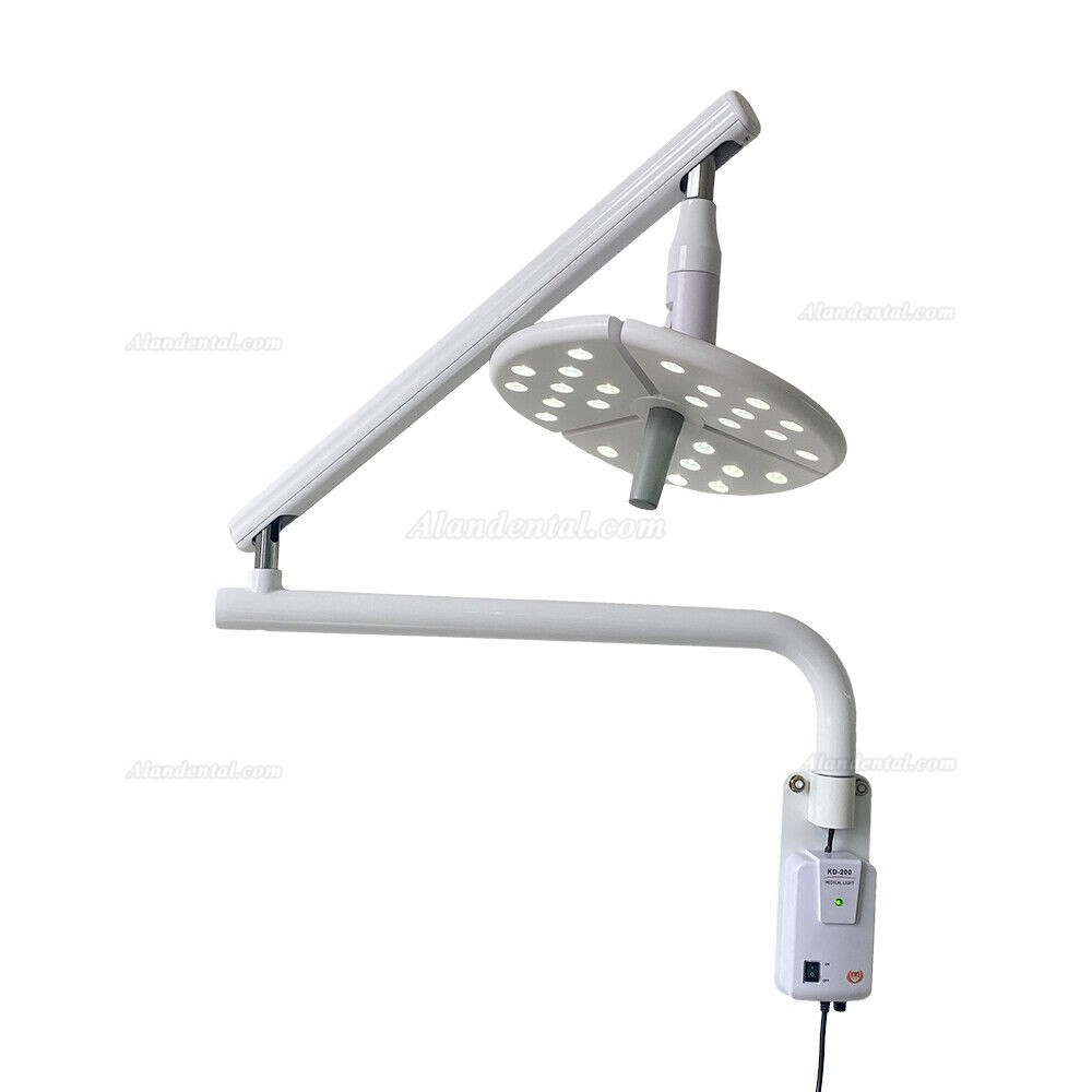 KWS KD-2018B-1 36W Dental LED Shadowless Lamp Wall-Mounted Surgical Light CE